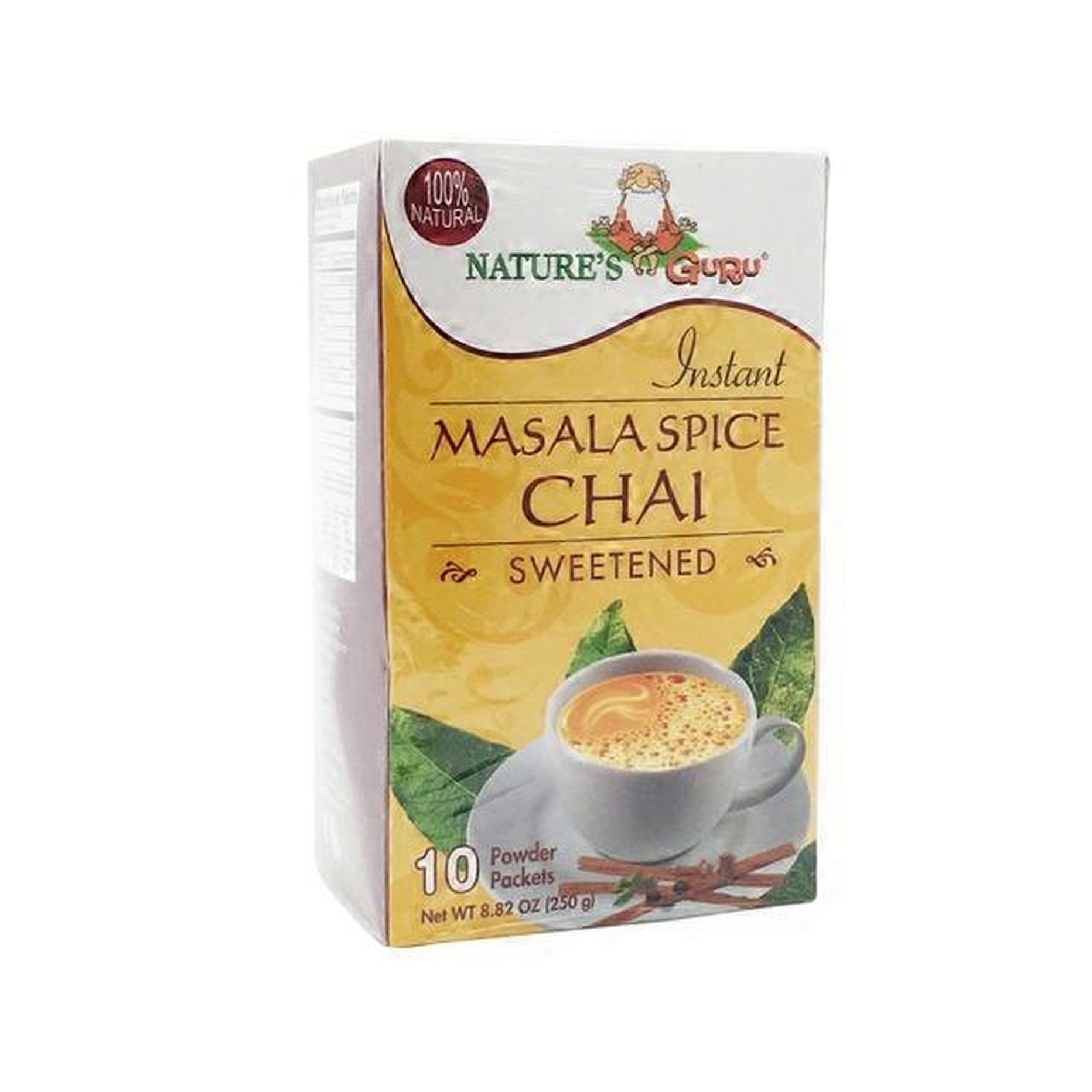 Natures Guru Masala Spice Chai Sweetened 250 GM
