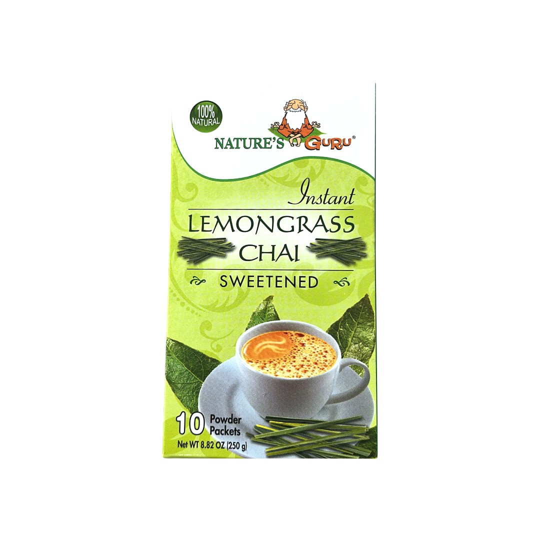 Natures Guru Lemongrass Chai Sweetened 250 GM