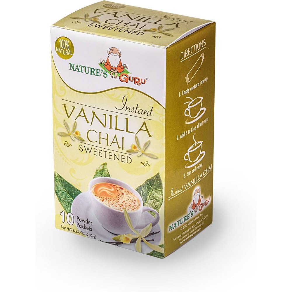 Natures Guru Vanilla Chai Sweetened 250 GM