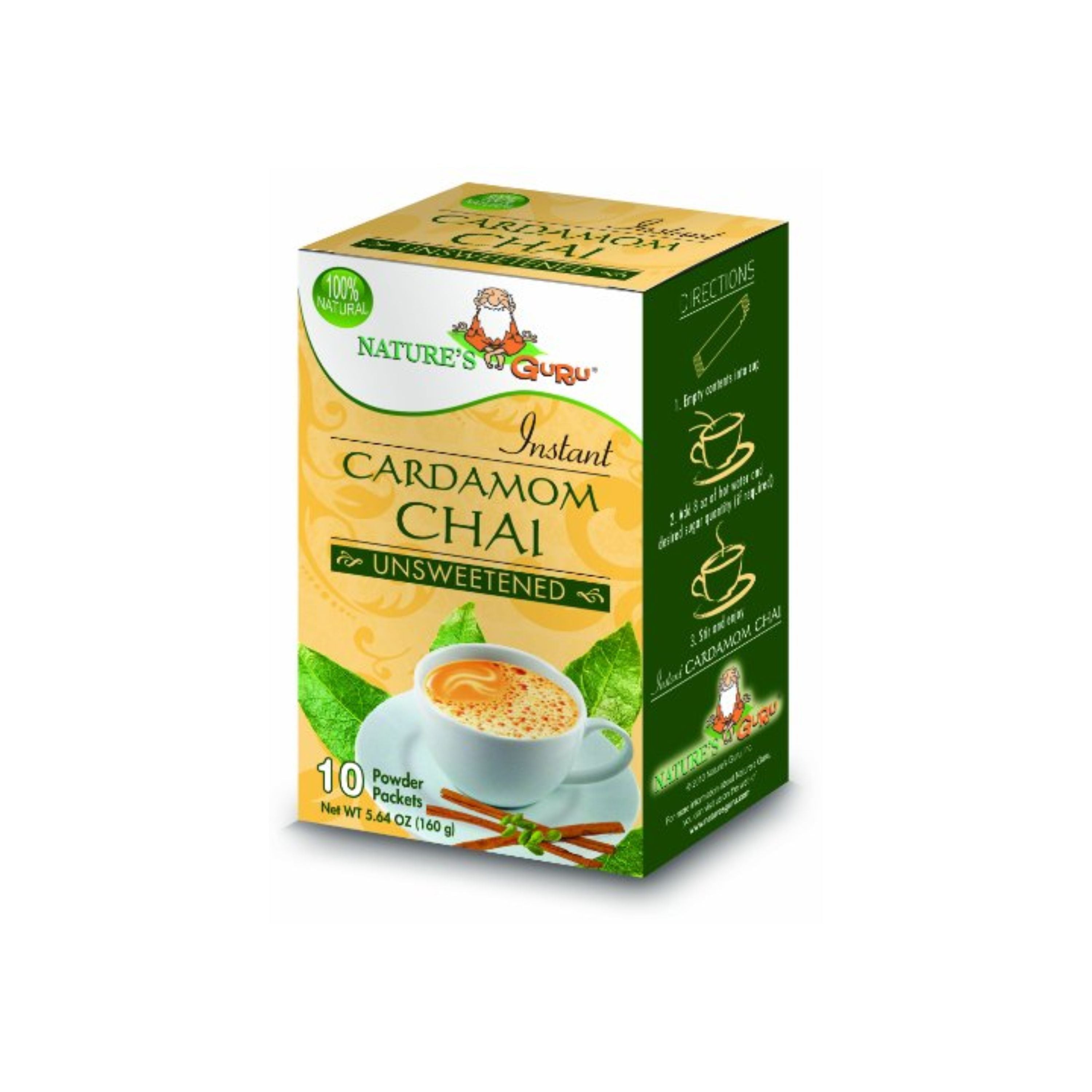 Natures Guru Unsweetened Cardamom 160 GM