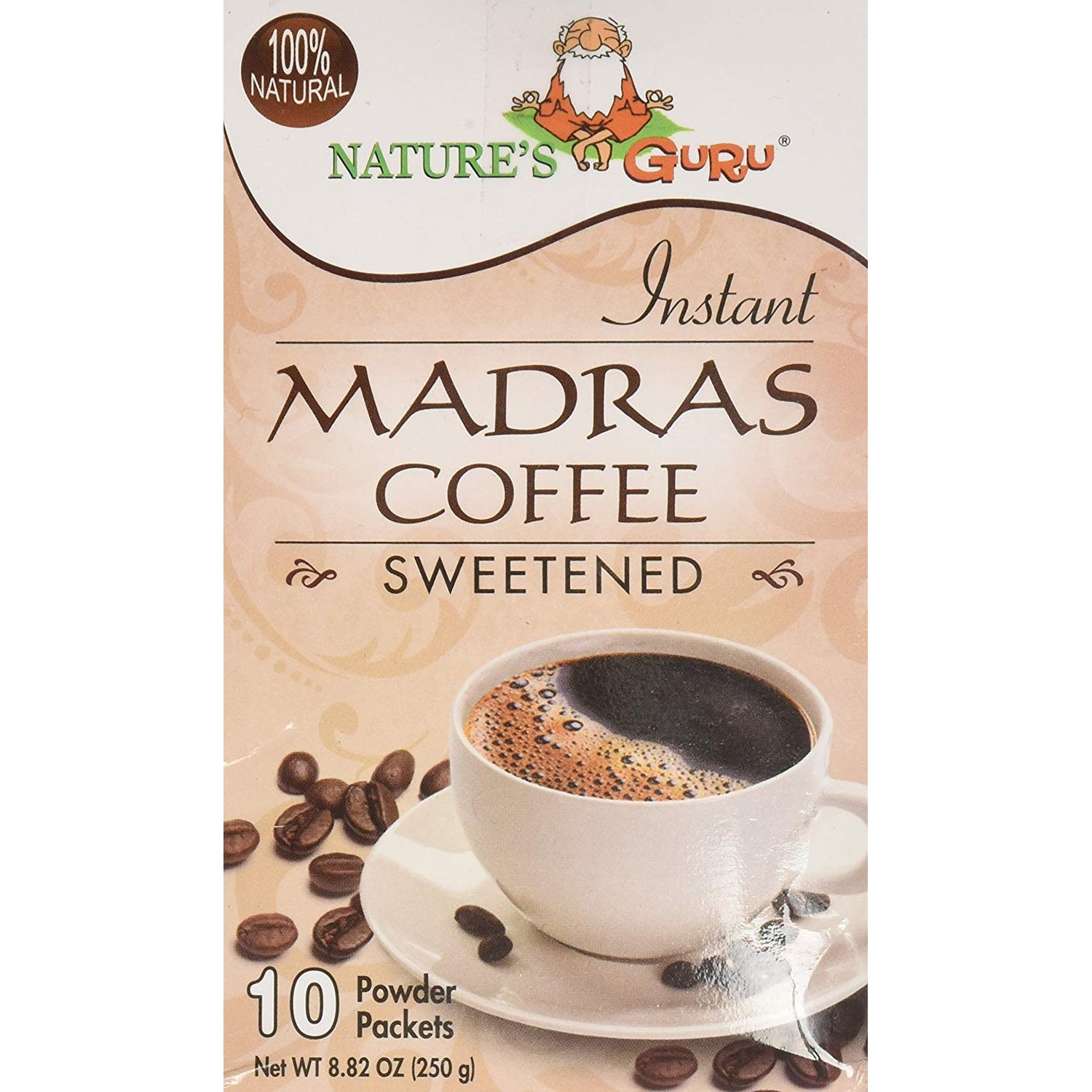 Natures Guru Madras Coffee Sweet 250 GM