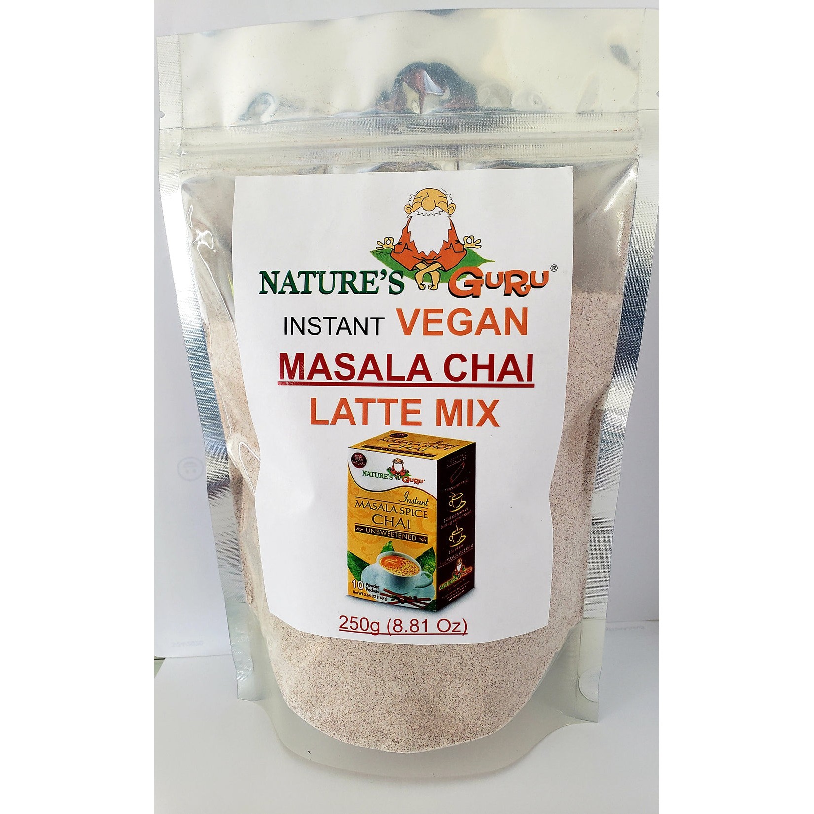 Natures Guru Vegan Masala Latte 250 GM