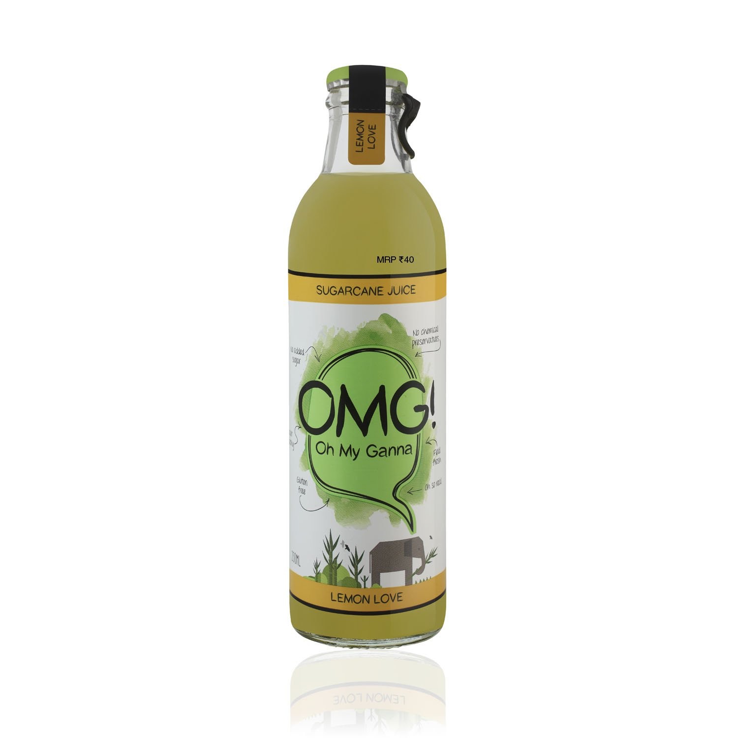 OMG Lemon Sugarcane Juice 250 ML