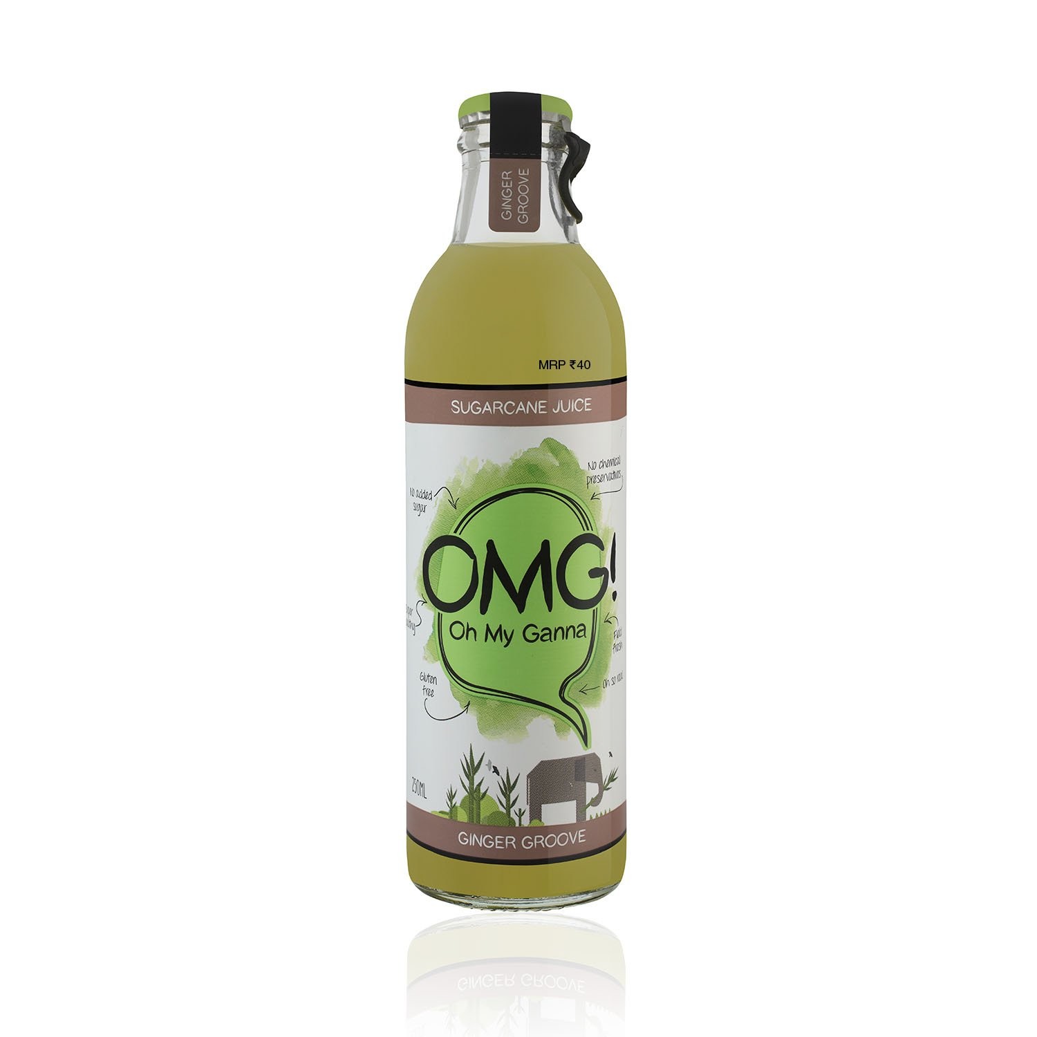 OMG Ginger Sugarcane Juice 250 ML