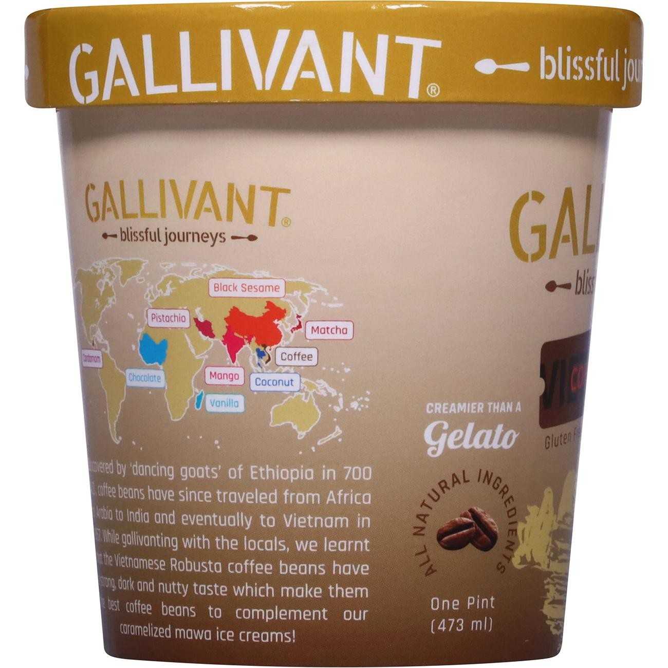 Gallivant Coffee Ice Cream 473 ML