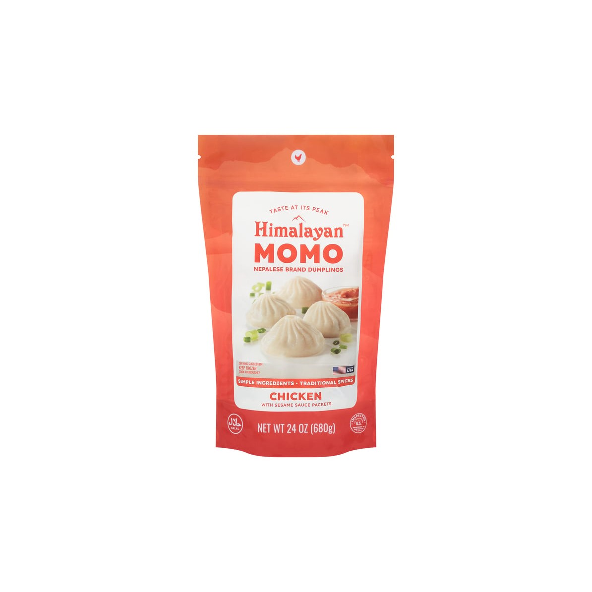 HIMALAYAN MOMOS CHICKEN 24 OZ