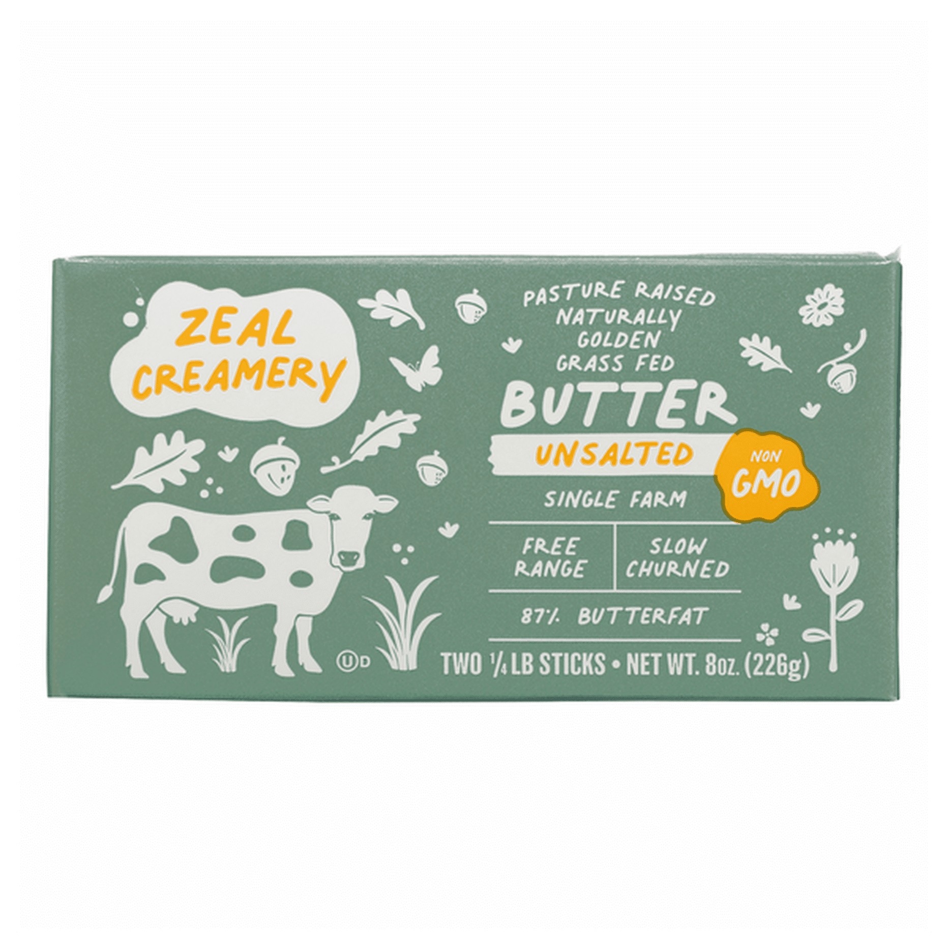 ZEAL UNSALTED BUTTER 0.5 Lbs