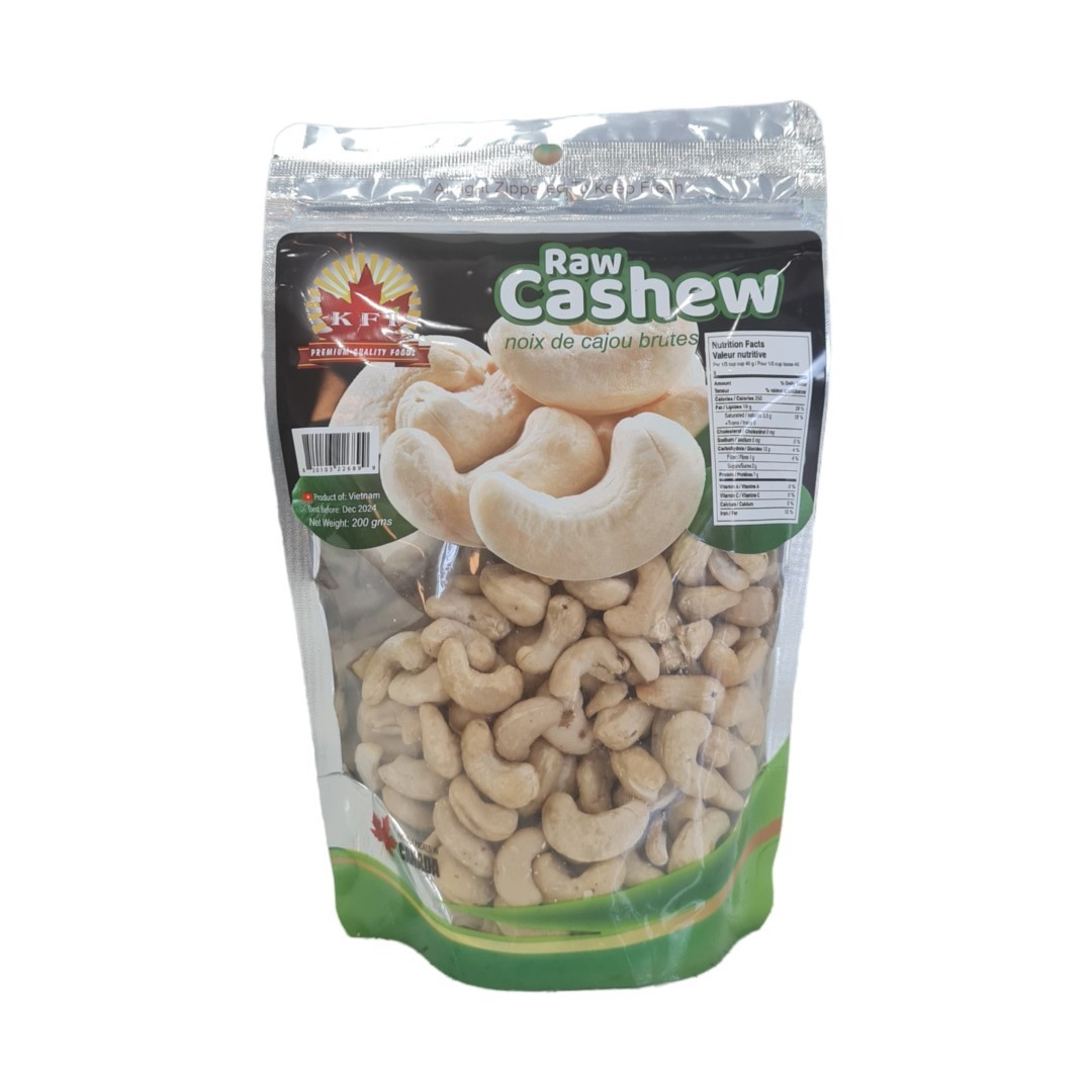 KFI Raw Cashews 200 GM