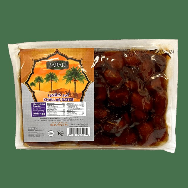 Al Mazrah Khallas Vac Pac Dates 900 GM