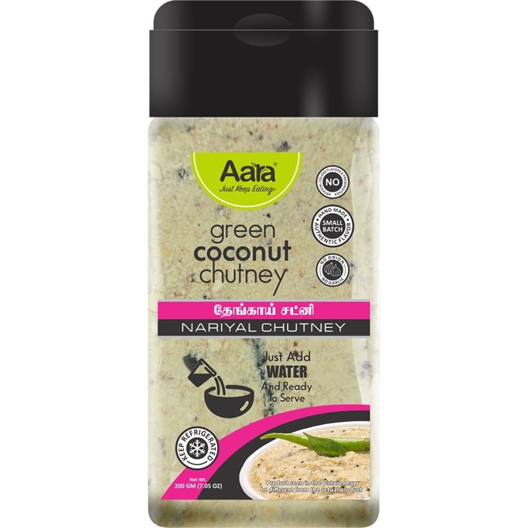 AARA GREEN COCONUT CHUTNEY 200 GM