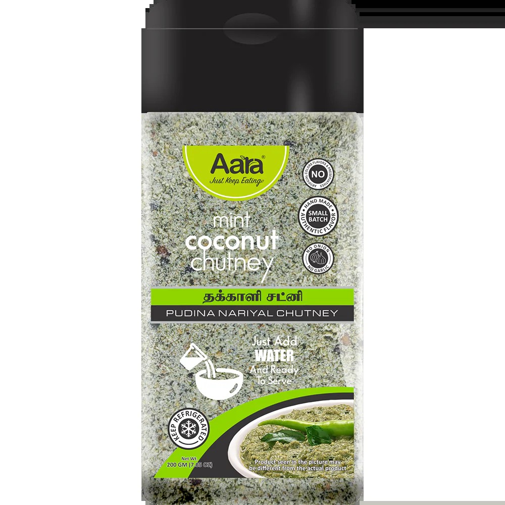 AARA MINT COCONUT CHUTNEY 200 GM