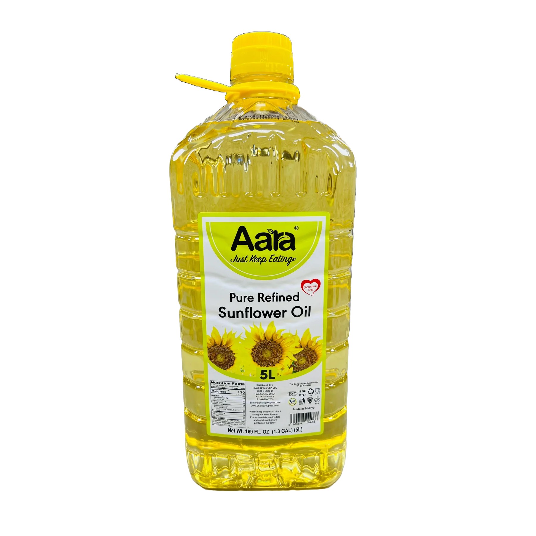 AARA PURE SUNFLOWER OIL 5 LTR