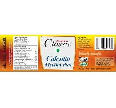 Classic Calcutta Metha Paan 250 GM