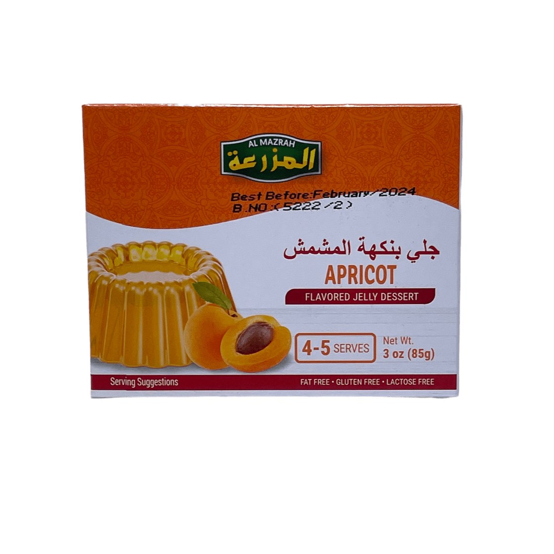 Al Mazrah Jelly Apricot 3 OZ