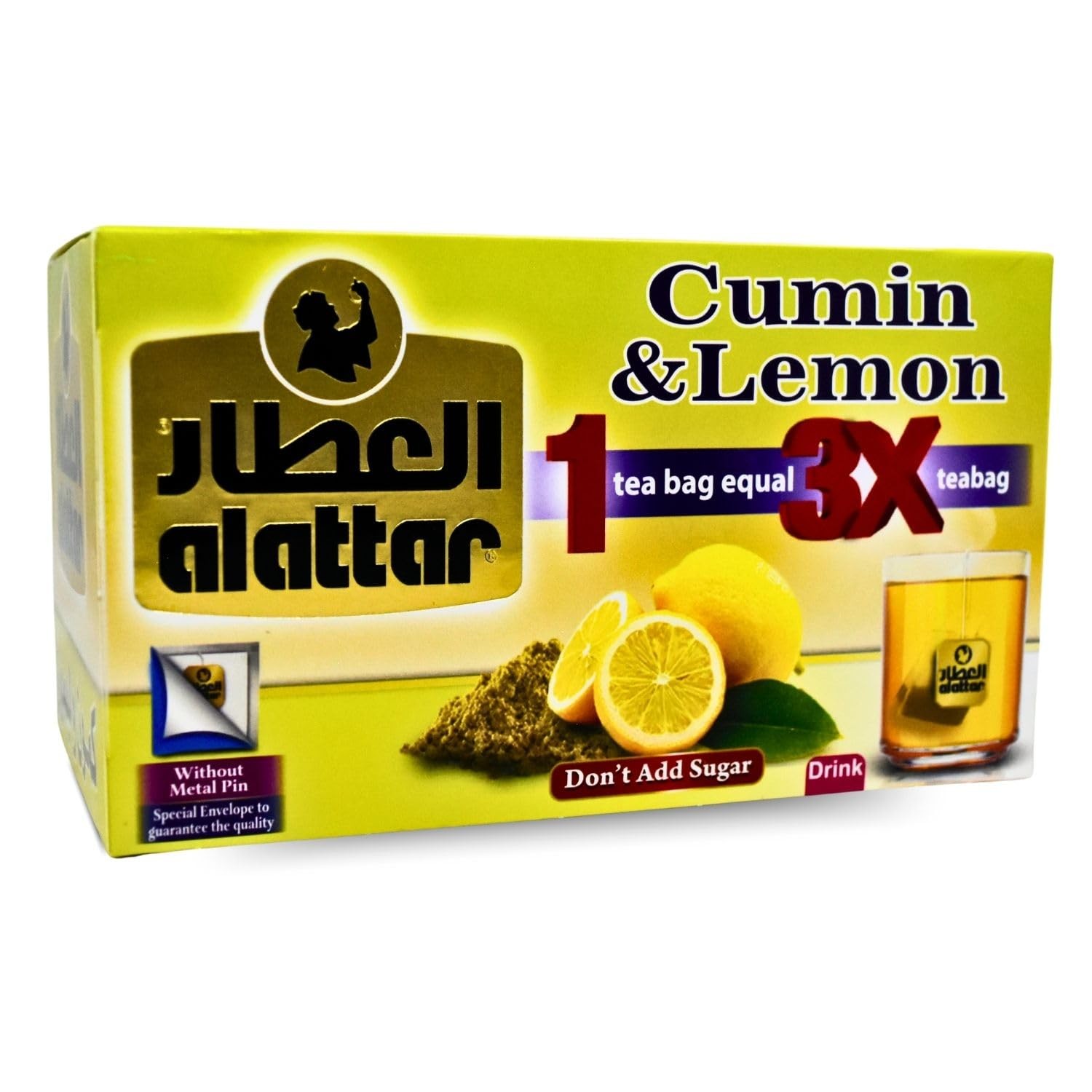 Crescent Cuminand Lemon Tea 1.78 OZ