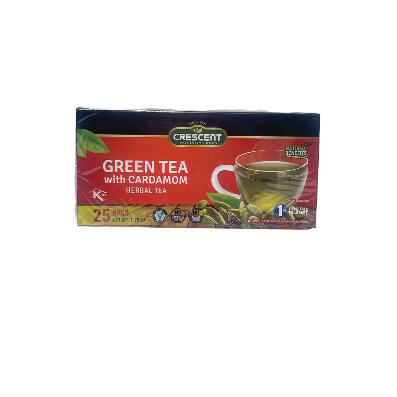 Crescent Green Tea Cardamon 1.78 OZ
