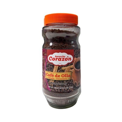AMORCITO CORAZON INSTANT CAFE D'OLLA     6 OZ