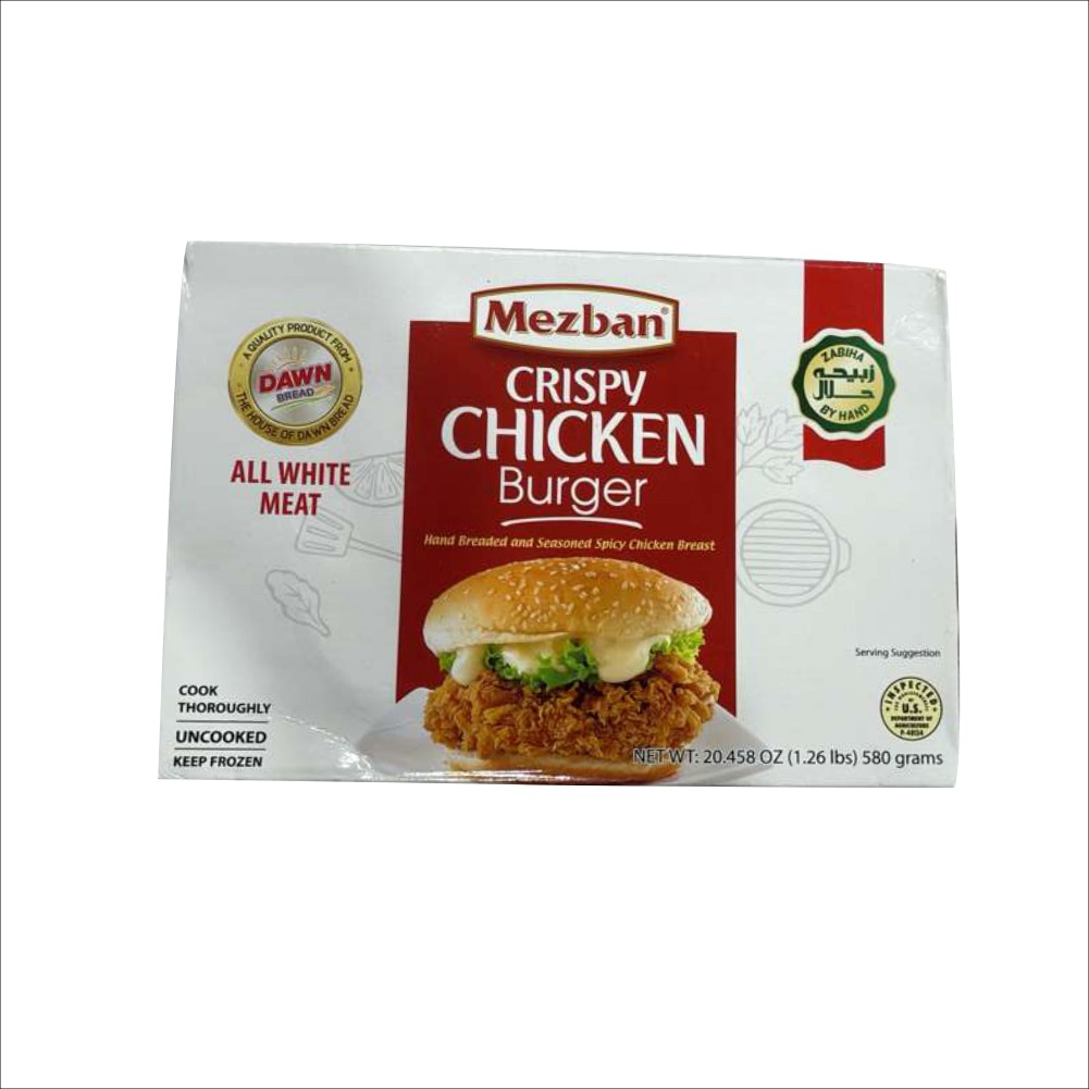 Mezban Crispy Chicken Burger 1.26 LBS