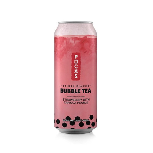 BUBBLE TEA STRAWBERRY FLAVOR 16.5 OZ