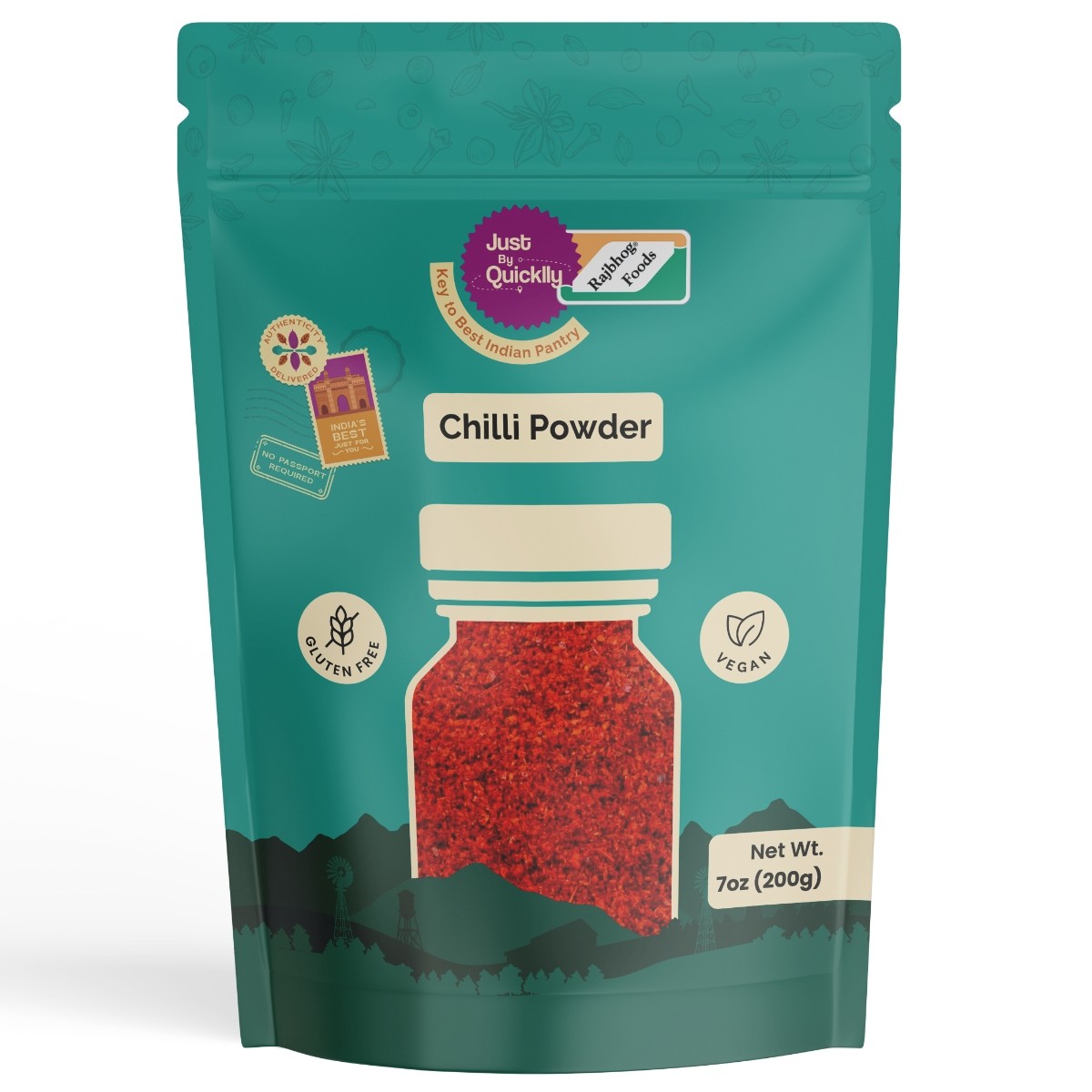 Just By Quicklly Chilli Powder 7 OZ