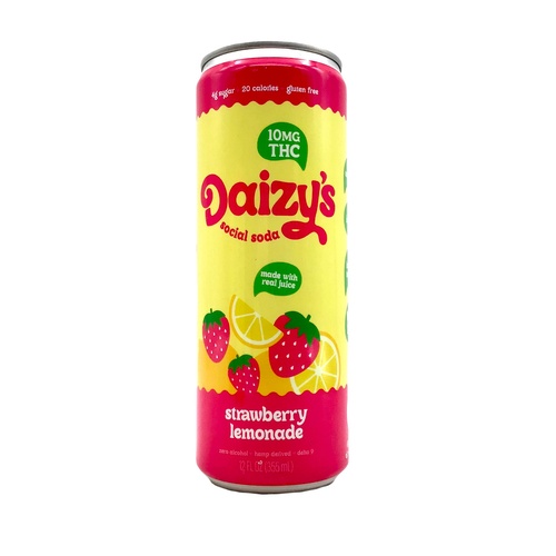 Daizy Thc Drink Strawberry Lemonade 12 FLOZ
