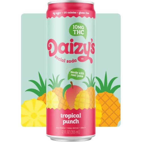 Daizy Thc Drink Tropical Punch 12 FLOZ