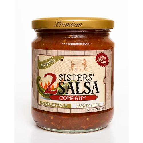 2 SISTER SALSA COMPANY JALAPENO          16 OZ