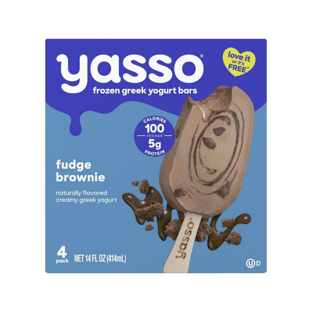 YASSO FUDGR BROWNIE BARS                 4 COUNT