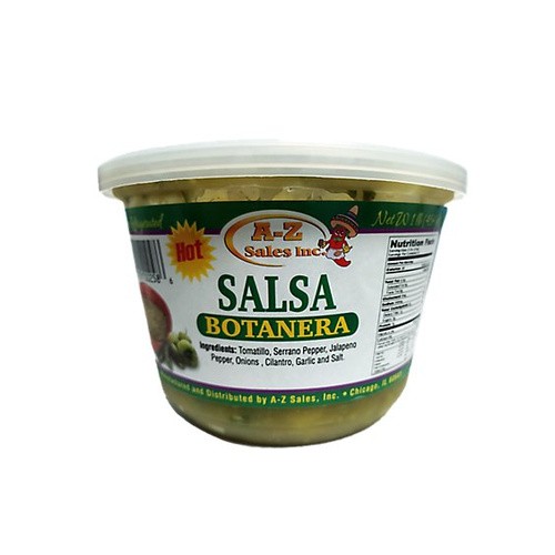 A To Z Green Hot Salsa Botanera 16 OZ