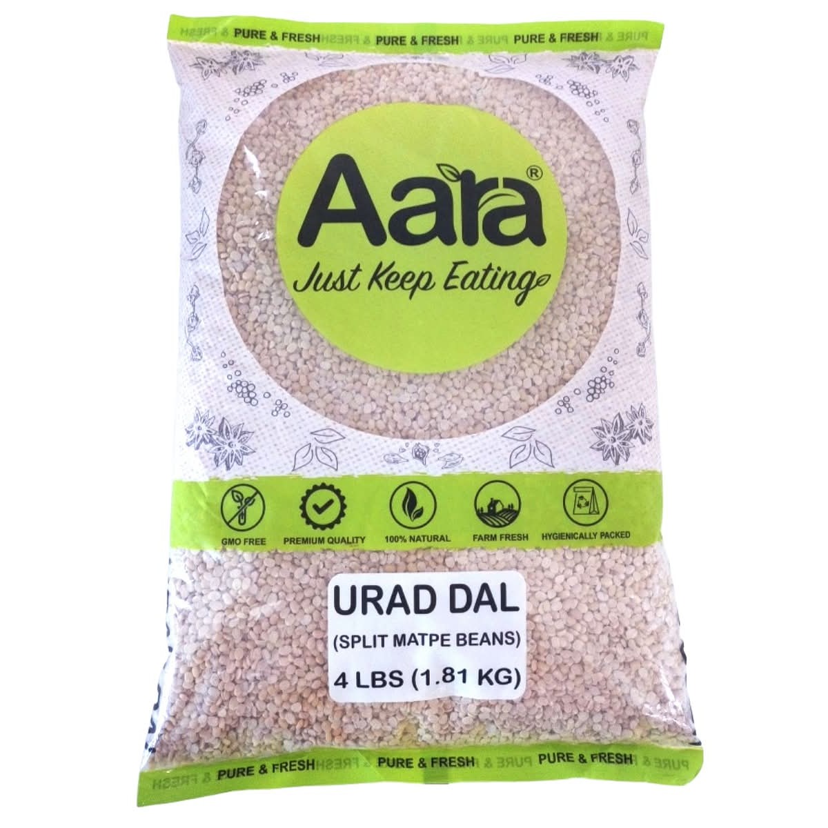 AARA Urad Dal 4 LBS