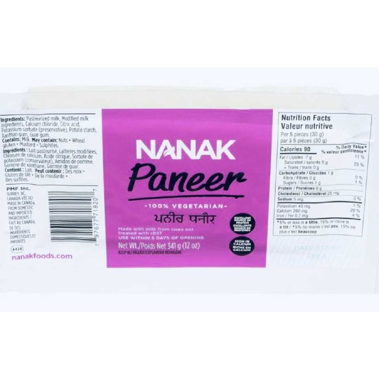 Nanak Paneer 0.75 LBS