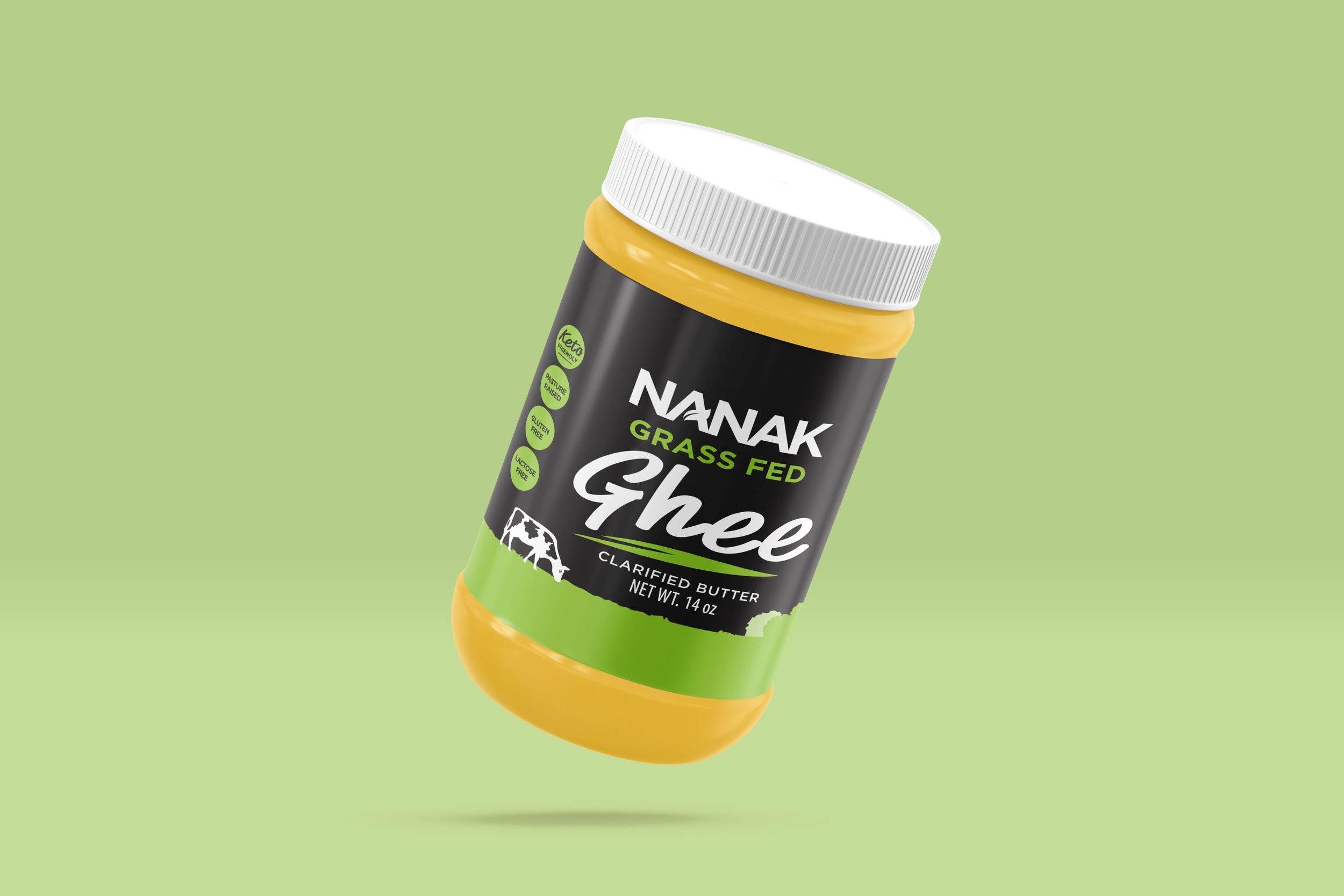 Nanak Grass Fed Ghee 14 OZ