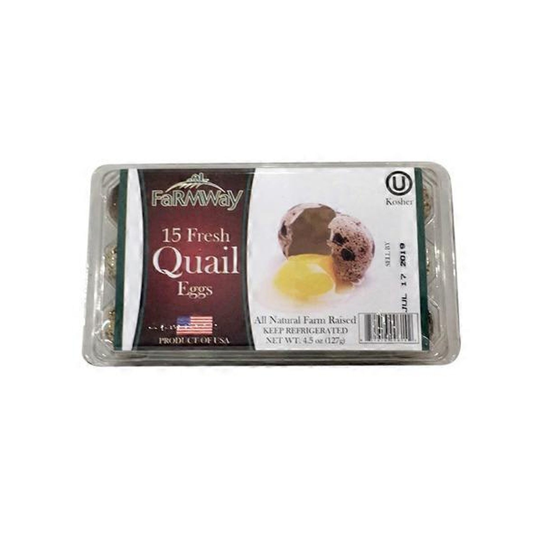 FARMWAY QUAIL EGGS 4.5 OZ