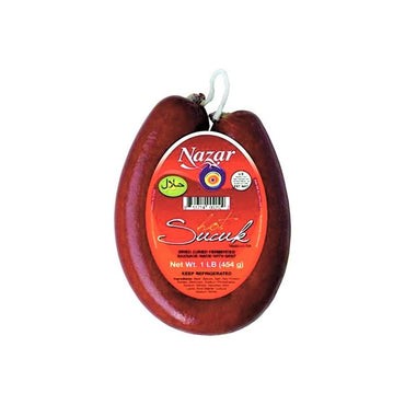 NAZAR HOT BEEF SUCUK 1 LBS