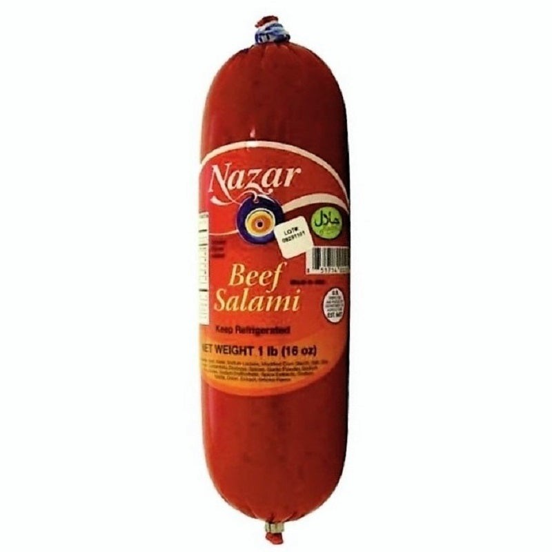 NAZAR BEEF SALAMI 1 LBS