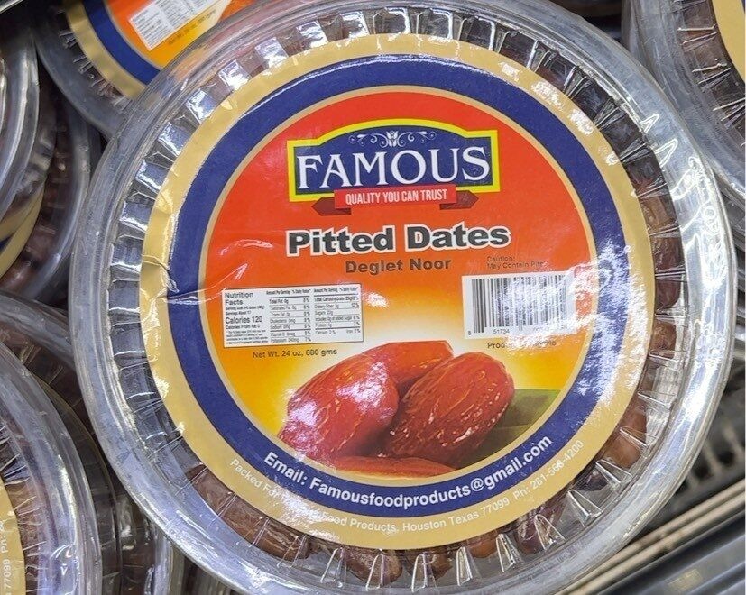 Famous Pitted Dates 24 OZ
