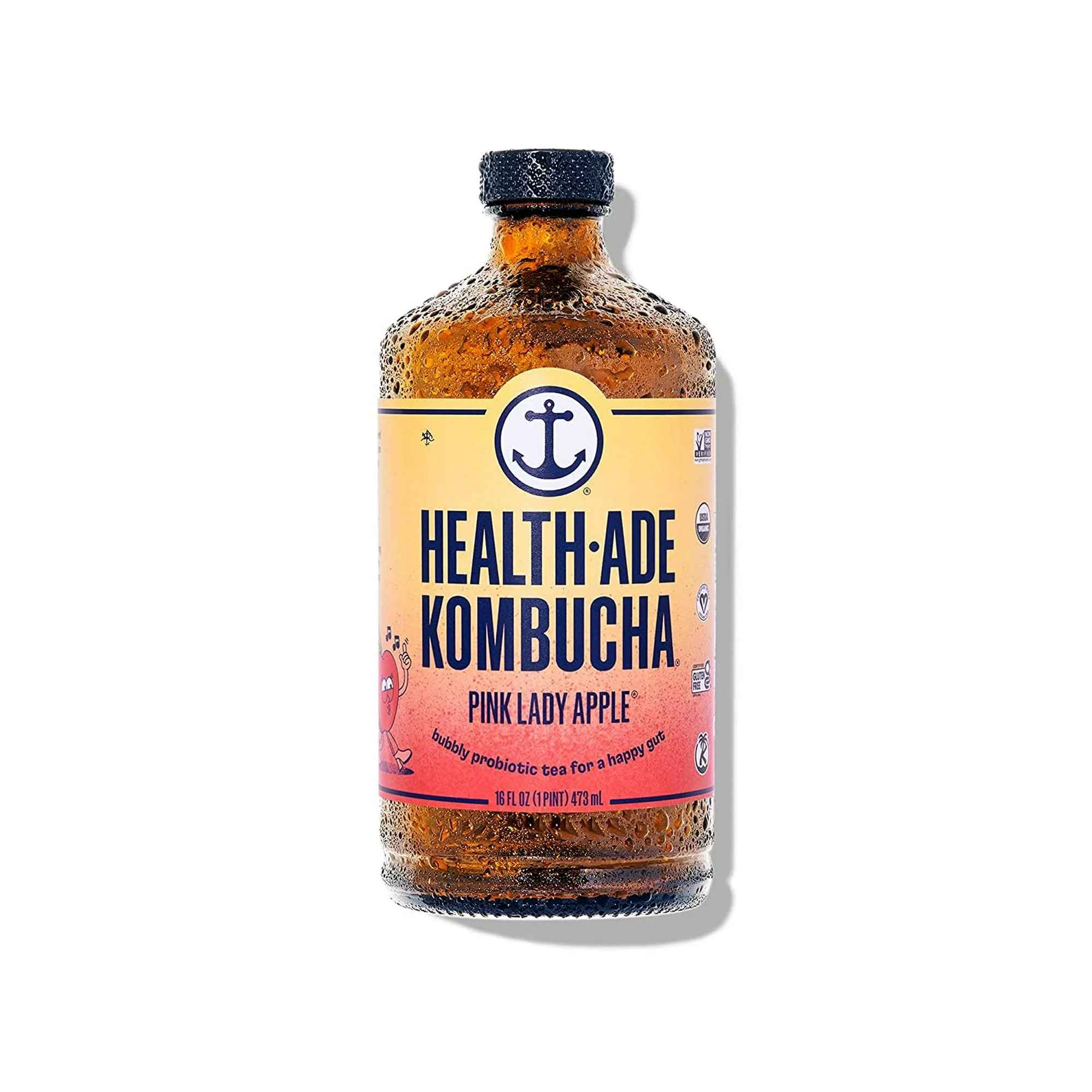 Health Ade Kombucha Pink Lady 16 OZ