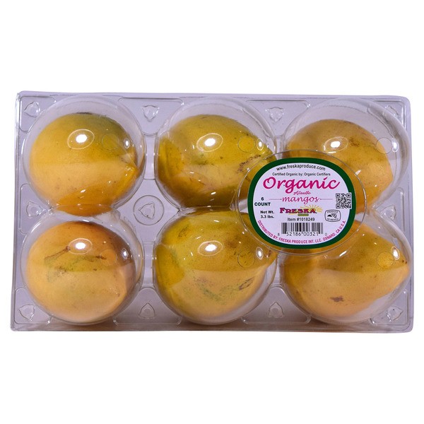 Fresh Organic Mango 6 COUNT