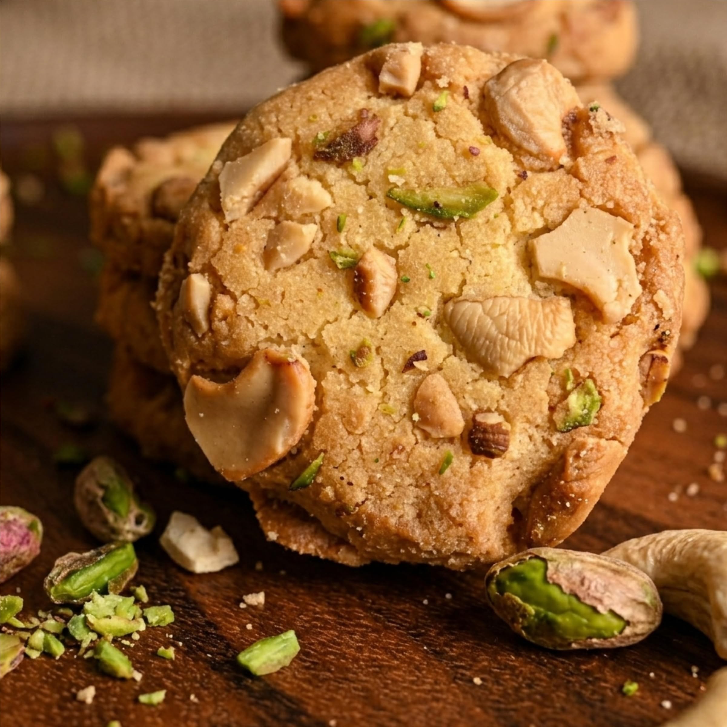 TEA TIME KAJU PISTA COOKIES 7 OZ