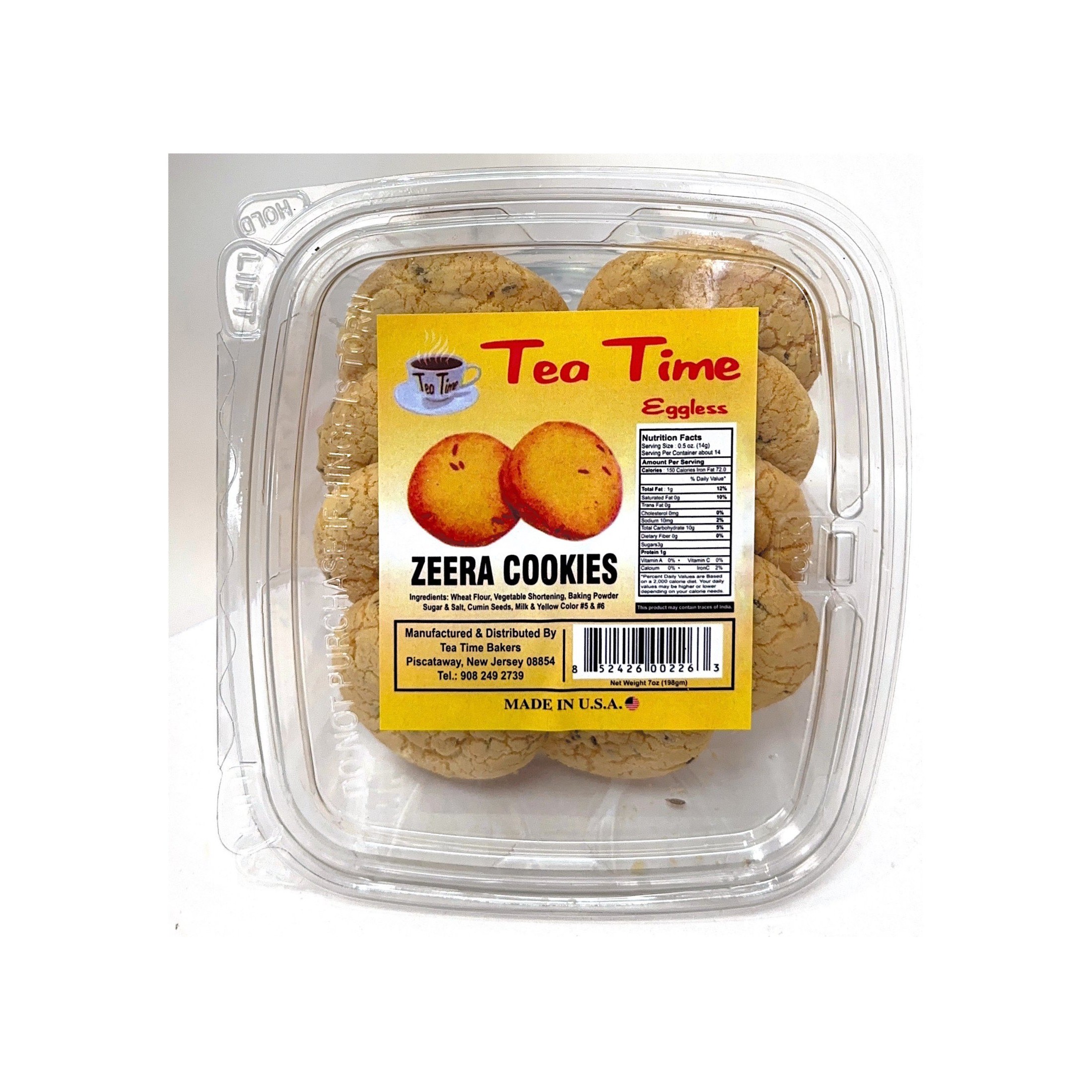 TEA TIME ZEERA COOKIES 7 OZ
