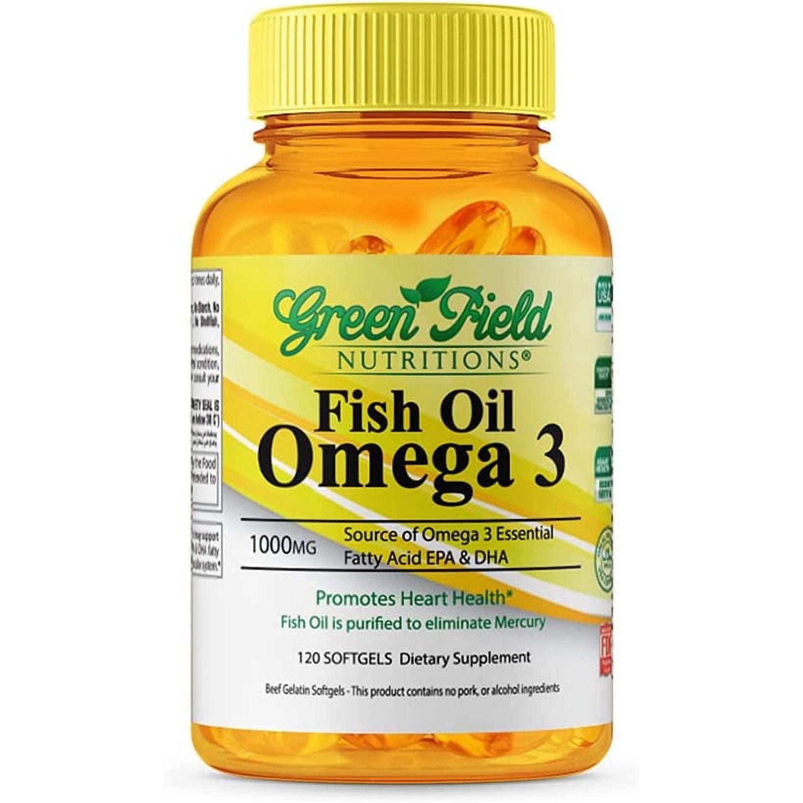 GREEN FIELD Fish Oil 120 COUNT