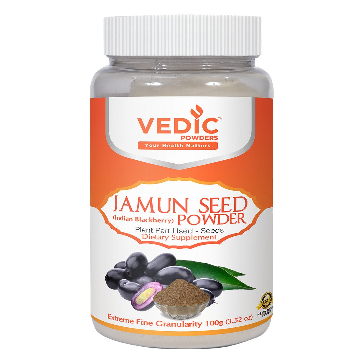VEDIC JAMUN SEED POWDER 3.52 OZ