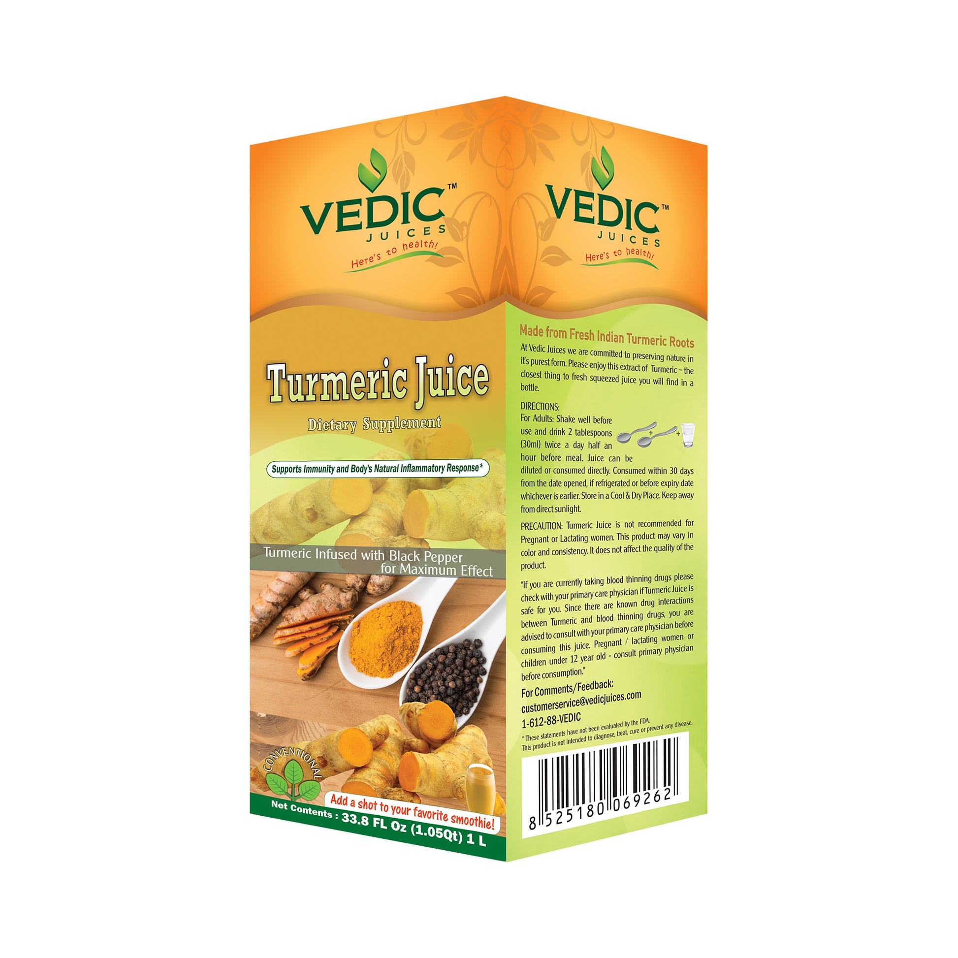 VEDIC TURMERIC JUICE 1 LTR