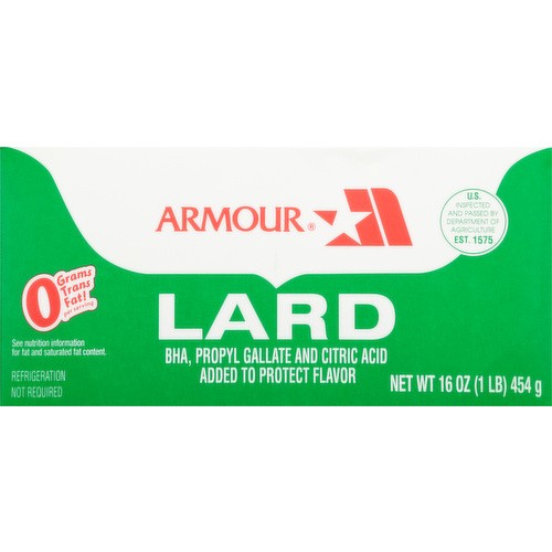 ARMOR STAR LARD BOX 1 LBS