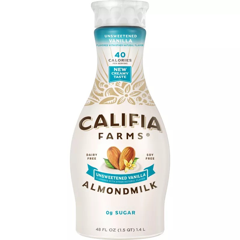 CALIFORNIA FARMS ALMOND MILK VANILLA 48 OZ