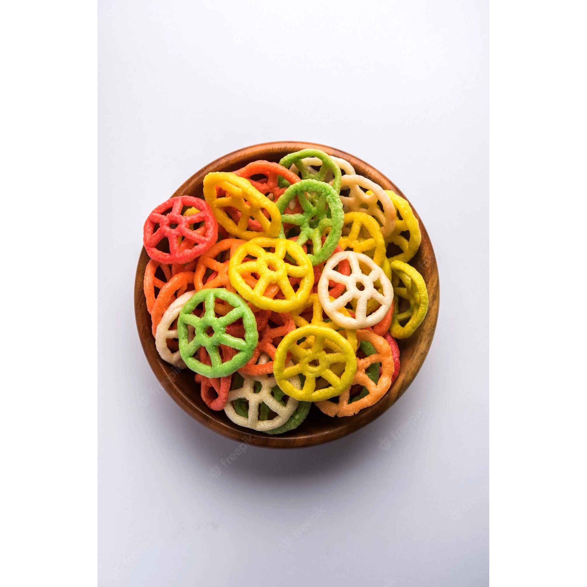Aara Fryums Wheel Color 400 GM
