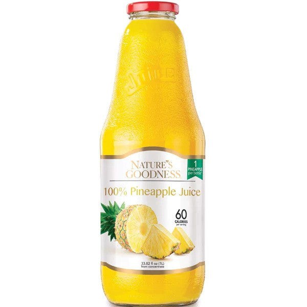 NATURE GOODNESS PINEAPPLE JUICE 1 LTR