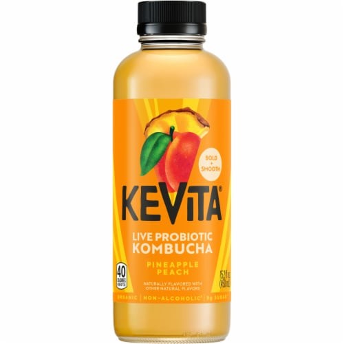 KEVITA KOMBUCHA PINEAPPLE PEACH 450 ML