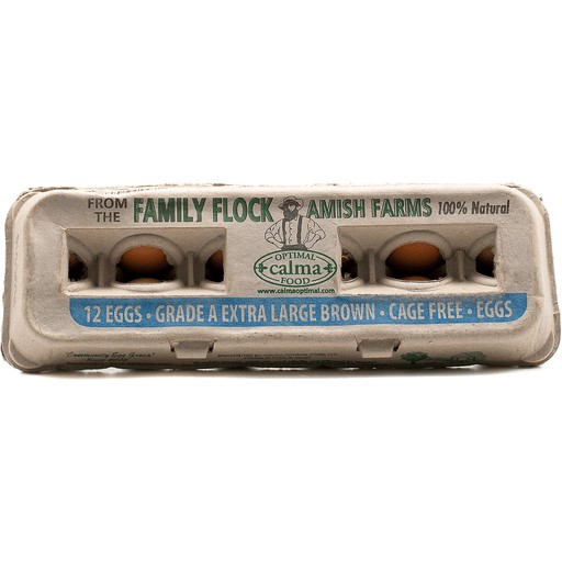 FAMILY FLOCK EXTRA LARGE BROWN EGGS      1 CASE