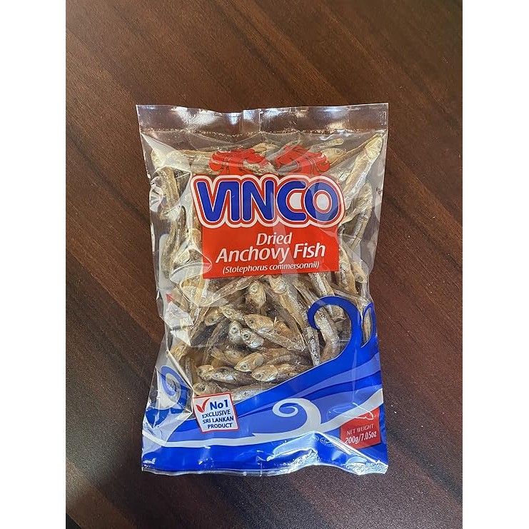 VINCO DRIED ANCHOVY FISH  200 GM